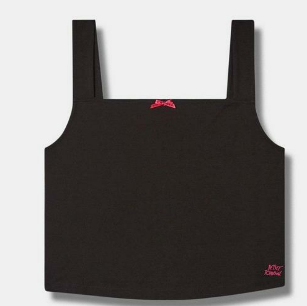 NWT Betsey Johnson Foxy Cropped Tank